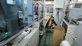 Paper cup packing machine and auto case machine to Mexico