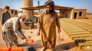 How Bricks Are Made in Pakistan | Amazing Handmade Brick Manufacturing Process