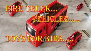 Fire Truck Toys || for Children || Kids Truck Video || T TRENDY