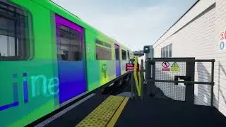 CTR Class 484 Island Line New Livery Departing Ryde Esplanade