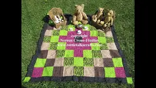Potholder Loom Woven Blanket by Noreen Crone-Findlay Free Pattern