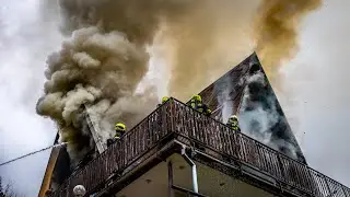 29.4.2023 V palkovické části Myslík hořela chata, pro zraněnou majitelku přiletěl vrtulník | HZS MSK