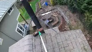 Pressure Washing Knight - Roof Cleaning Job in Beaverton, OR.