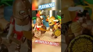 Hoplite VS Monsters - Playmobil Stop Motion #castle #lego #playmobil #stopmotion #animation #history