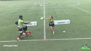 Rhinos Rugby Testing - Offload