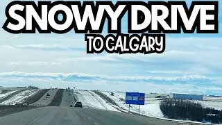 Winter Road Trip to Calgary | Filipina-Canadian Couple&rsquo;s Scenic Drive in Alberta ❄️🚗
