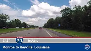 Interstate 20 - Monroe to Rayville - Louisiana |  Drive America's Highways 🚙