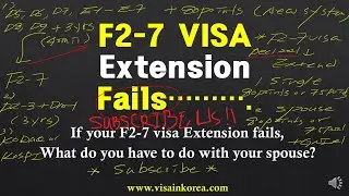 F2-7 VISA Extension Points based residency visa Fails What is the next step