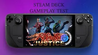 Raging Justice Steam Deck Gameplay Test STEAM OS Streets Of Rage Style Beat Em Up Game