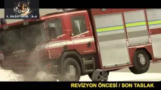3d car crash animation test