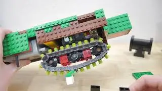 LEGO Mario MOC - Bullet Bill Blaster Internal Mechanism