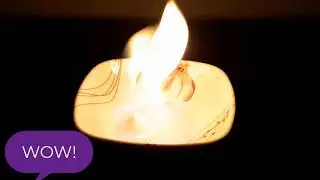 Fire reaction with Foam & Hand sanitizer, #magic of science, #Fire experiment with Foam & sanitizer
