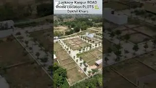 Kanpur ROAD Prime Location PLOTS 🏡 Dakhil Kharij PLOTS #lucknow #plots #realestate #property #shorts