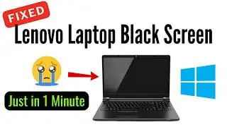 How to FIX Lenovo Laptop Has Power but NO DISPLAY Problem in 1 MINUTE