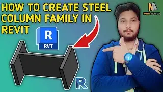 How to Create Steel Column Family in Revit | I Column in Revit | Tutorial urdu hindi 2023