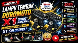 Unboxing+pasang lampu duramoto x1 Suzuki fu 150 fi gsx 150