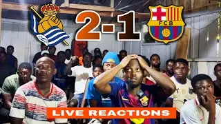 Реал Сосьедад 2-1 ФК Барселона | Реакция на матч в прямом эфире