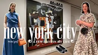 NEW YORK VLOG 🚖 | Influencer events: Picasso at the MoMA, Swingers mini golf, and more!