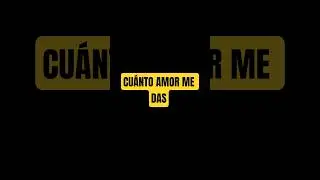 Cu&aacute;nto amor me das.  Eros Ramazzotti.