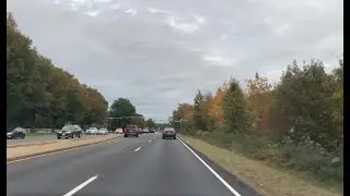 Driving Midlothian Tnpk and Huguenot Rd in Chesterfield County Virginia