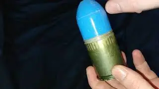 New Militaria Purchase! Inert (safe/legal) 40mm Grenade Launcher Training Grenade for H&K GMG