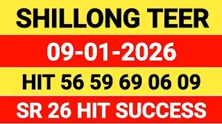 Shillong Teer 09/01/26 | Common Number | Direct Hit Success