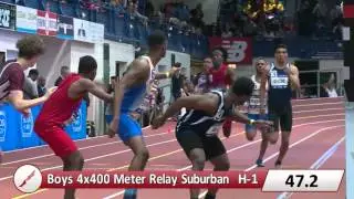 Suburban High School Boys' 4x400 Relay   NYRR Millrose Games 2016