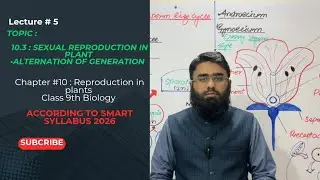 Class 9th | Structure of Flower | Alternation of Generation | PTB New syllabus 2025 | Reproduction 