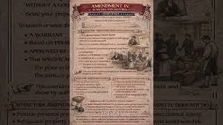 Amendment IV Explained Simply | Privacy, Searches, and the Limits of Government Power #history