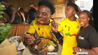 SPEED in Benin Eating with Beautiful Locals Girls : delicious Fish You WON'T Believe It!