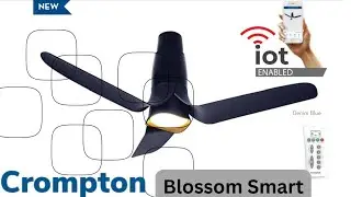 Crompton Silent Pro Blossom Smart BLDC Fan | Features , Design & looks.