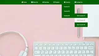 How to make a drop down menu in html & css for beginners | HTML & CSS Tutorial