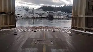 Coastal Inspiration lower car deck gate opening