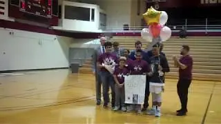 SPU MEN'S BASKETBALL: Senior Night Ceremony (Feb. 21, 2019)
