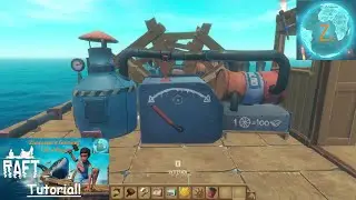 Raft Tutorial / Alles &uuml;ber Motoren: Aufbau, Tips und Tricks! / Gameplay Deutsch