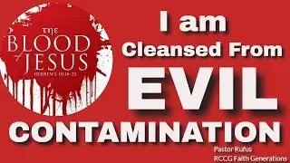I AM CLEANSED FROM EVIL CONTAMINATION BY THE BLOOD OF JESUS-  28th October 2001