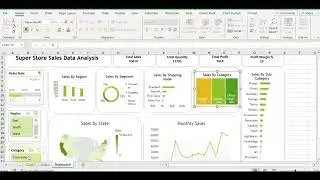 How to create an Interactive Dashboard in Excel - Advanced