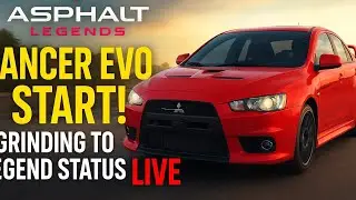 Asphalt Legends Unite &ndash; Lancer Evo START! Grinding to LEGEND Status LIVE 🚗💨🔥 (2025 Beginner&rsquo;s Run)