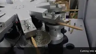 Auto bamboo handle toothbrush tufting & Trimming Machine