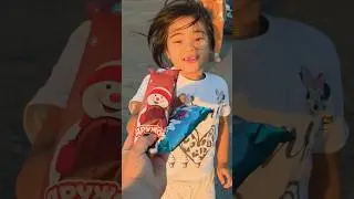 🍦🌈 Colorful ice cream &mdash; kids started fighting for it right after waking up! 😂👦👧✨ 2 part