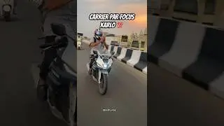 Carrier Par Focus Karlo 💯#youtubeshorts #shortsviral #viral #bike #carrier #keshuvlog #line