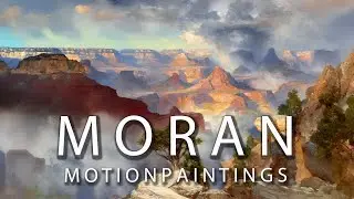 Thomas Moran (1837-1926)  Motion Paintings | Ai Animation | TV Art