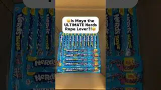 🪢😝Is Maya the ULTIMATE Nerds Rope lover?!😝🪢 #shorts