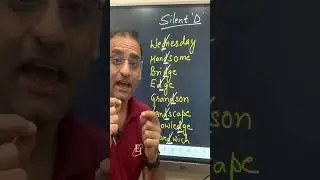 Silent &lsquo;D&rsquo; Words: Wednesday, Bridge, Handsome & More! | Spoken English