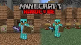 Trading Hall y Granja de esqueletos - Minecraft Bedrock Hardcore #2 
