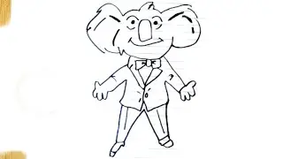 🛑🔥 How to Draw Buster sing #easydrawing 