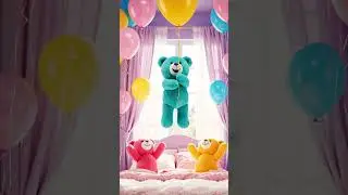 🎈 Floating Balloon Adventure | Adorable Pastel Bear Short #animation #animatedfilms  #asmr