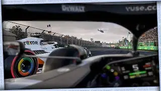 Realistic VR battle turns into a drag race towards the final chicane