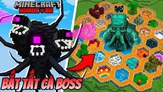T&ocirc;i đ&atilde; BẮT TẤT CẢ BOSS trong Minecraft Hardcore!