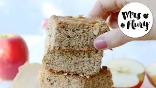 Gesunder Apfelmus-Kuchen mit Nüssen (glutenfrei)